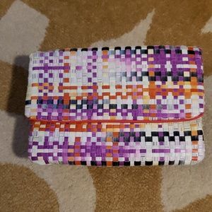 Deux Lux foldover clutch